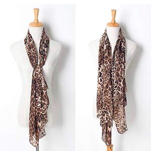Leopard Print Scarf